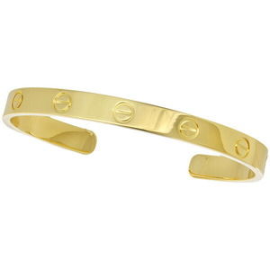 Cartier Love Bracelet Open Bangle Yellow Gold